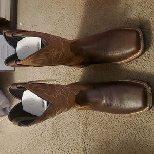 Justin Men's Driller Steel Toe Waterproof Work Boots Brown Size 10D